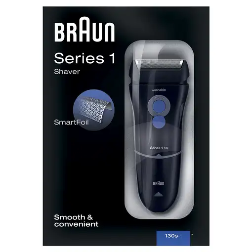 Braun Series 1 81282037 afeitadora Máquina de afeitar de láminas Recortadora Azul,