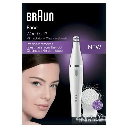 Braun FaceSpa Face 810 10 pinzas Blanco