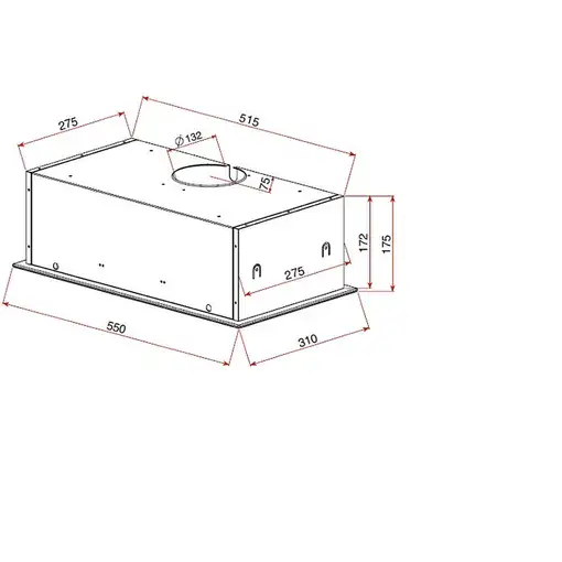 Teka GFG 2 Telescópica o extraplana Blanco D 388 m³/h