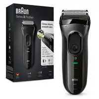 Braun Series 3 3020 Máquina de afeitar de láminas Recortadora Negro