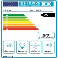 Teka NC 985 De pared Acero inoxidable 807 m³/h