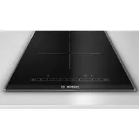 Bosch PIB375FB1E hobs Negro, Acero inoxidable Integrado Con placa de inducción 2 z