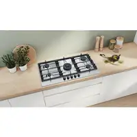 Bosch Serie 6 PCR9A5B90 hobs Acero inoxidable Integrado 90 cm Encimera de gas 5 zo