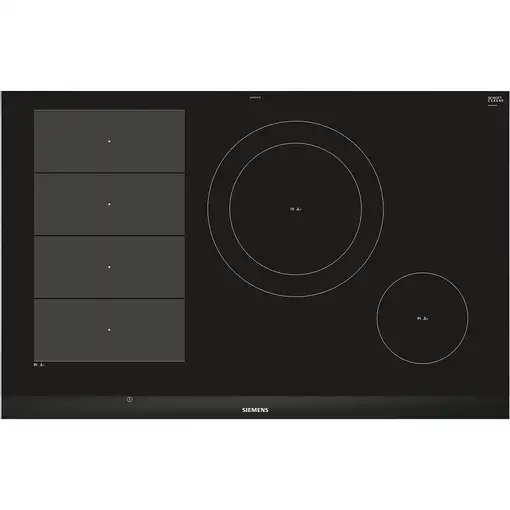Siemens EX875LEC1E hobs Negro, Acero inoxidable Integrado Con placa de inducción 4