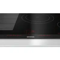 Siemens EX875LEC1E hobs Negro, Acero inoxidable Integrado Con placa de inducción 4