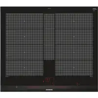 Siemens EX675LYC1E hobs Negro, Acero inoxidable Integrado Con placa de inducción 4