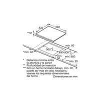 Balay 3EB965LU hobs Negro Integrado Con placa de inducción 3 zona(s)