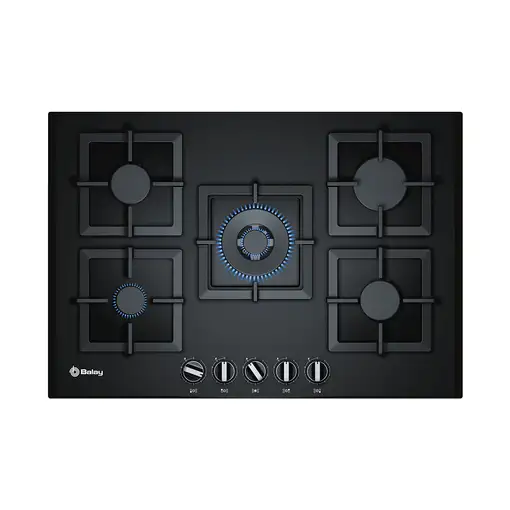 Balay 3ETG676HB hobs Negro Integrado Encimera de gas 5 zona(s)