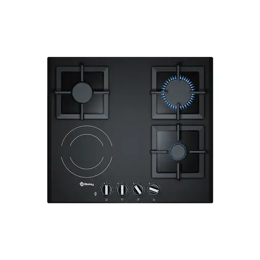 Balay 3ETG667HB hobs Negro Integrado Combi 4 zona(s)