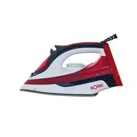Solac Ionic Expert 2200 Plancha vapor-seco Suela de cerámica 2600 W Rojo, Blanco