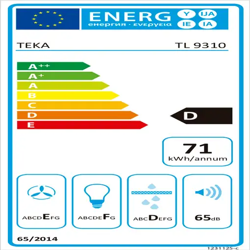 Teka TL 9310 Semintegrada (extraíble) Acero inoxidable 339 m³/h