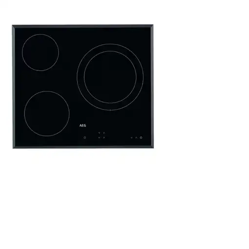 AEG HK623021FB Negro Integrado 60 cm Cerámico 3 zona(s)
