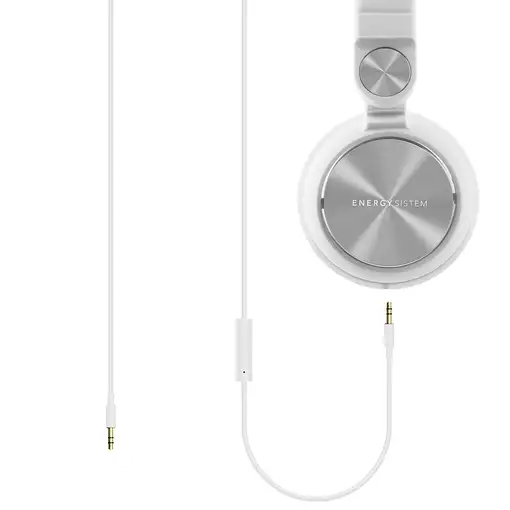 Energy Sistem DJ2 Auriculares Alámbrico Diadema Llamadas/Música Blanco