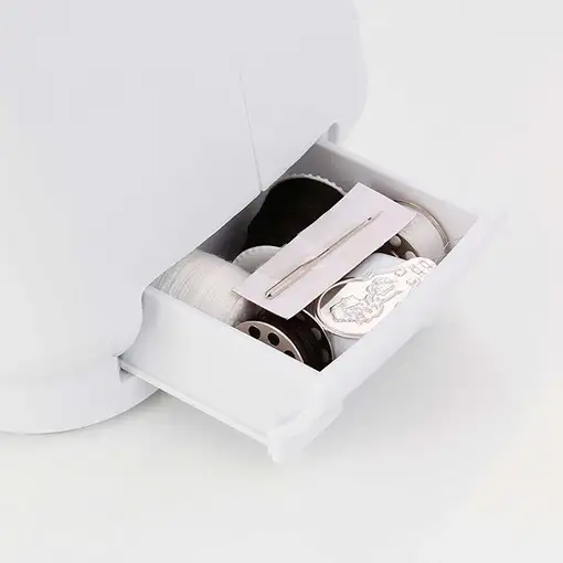 Máquina de Coser P110 PRIXTON (12 Puntadas - Compatible con pilas - Rosa)