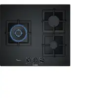 Bosch PPC6A6B20 hobs Negro Integrado Encimera de gas 3 zona(s)