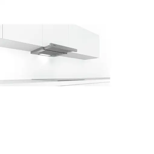 Bosch Serie 4 DFT63AC50 campana Semintegrada (extraíble) Plata 360 m³/h
