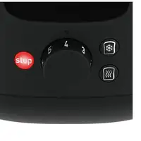 Moulinex LT340811 tostadora 6 2 rebanada(s) Negro, Acero inoxidable