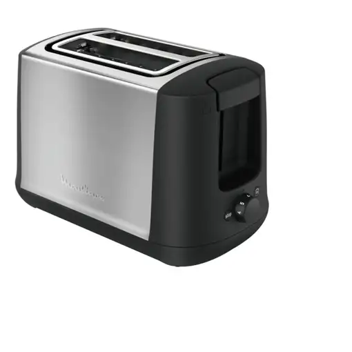 Moulinex LT340811 tostadora 6 2 rebanada(s) Negro, Acero inoxidable
