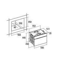 Horno 40 L Negro 07003305 CATA Horno 40 L Negro 07003305 CATA