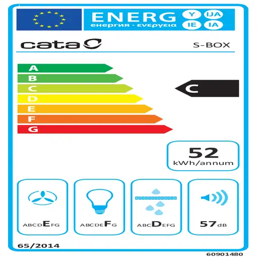CATA S BOX Telescópica o extraplana Acero inoxidable 340 m³/h