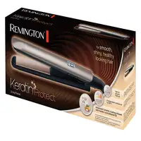 Remington S8540 Utensilio de peinado Plancha de pelo Vapor Negro, Bronce 1,8 m