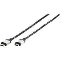Vivanco 42200 cable HDMI 1,2 m HDMI tipo A (Estándar) Negro, Plata
