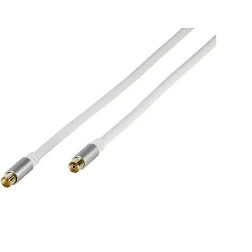 Vivanco 43149 cable coaxial 2 m Blanco
