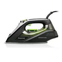 Taurus Geyser ECO 3000 Plancha a vapor Suela antiadherente 3000 W Negro, Verde, Gr