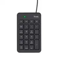 Trust 22221 teclado numérico Portátil/PC USB Negro