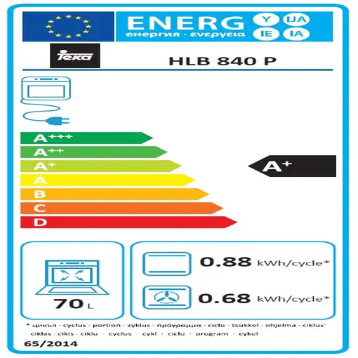 Horno 70 L Negro 41566015 TEKA