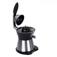 JATA EX611 exprimidor Exprimidor eléctrico con brazo 160 W Negro, Acero inoxidable