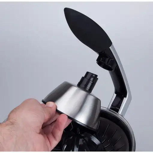 JATA EX611 exprimidor Exprimidor eléctrico con brazo 160 W Negro, Acero inoxidable