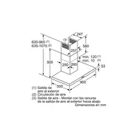 Balay 3BC096MX campana De pared Acero inoxidable 590 m³/h Balay 3BC096MX campana De pared Acero inoxidable 590 m³/h