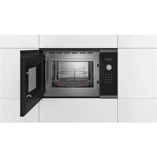 Microondas integrable con grill, 25 L, sin marco, Serie 6 BEL554MS0 BOSCH