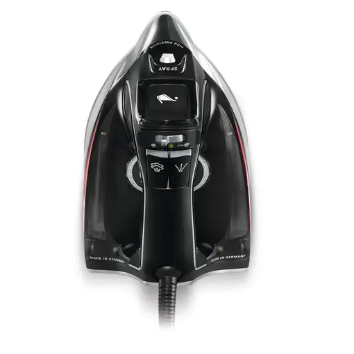 Rowenta DW8210 Plancha vapor-seco Suela Microsteam 400 HD Láser 2800 W Negro, Rojo