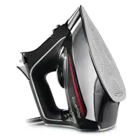 Rowenta DW8210 Plancha vapor-seco Suela Microsteam 400 HD Láser 2800 W Negro, Rojo