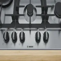 Bosch Serie 6 PCS7A5B90 hobs Acero inoxidable Integrado 75 cm Encimera de gas 5 zo
