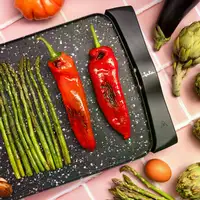 Plancha de cocina eléctrica JATA JT950 de 46 x 28 cm. Fabricada en España