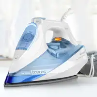 Taurus Agatha 2800 Plancha vapor-seco Suela de cerámica 2800 W Azul, Blanco