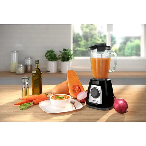 Moulinex LM4358 1,75 L Batidora de vaso 800 W Negro