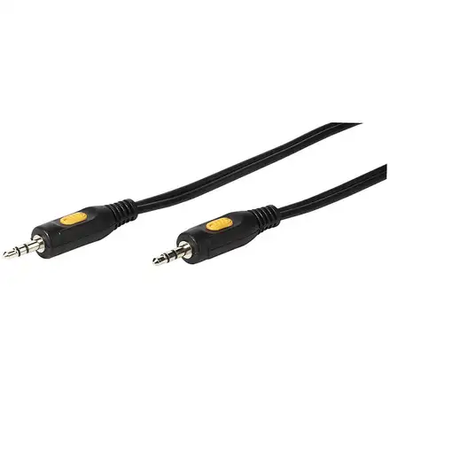 Vivanco 46/10 075 cable de audio 0,75 m 3,5mm Negro