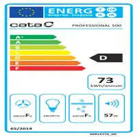 CATA Professional 500 De pared Azul, Blanco