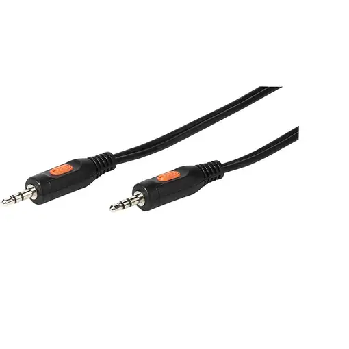 Vivanco 46044 cable de audio 1,5 m 3,5mm Negro, Naranja