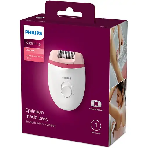 Philips Satinelle Essential Depiladora con cable compacta