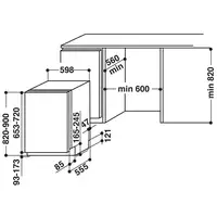 Lavavajillas 595 mm 14 place settings 869991009550 WHIRLPOOL