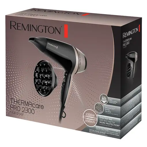 Remington Thermacare Pro 2300 secador 2300 W Negro, Marrón