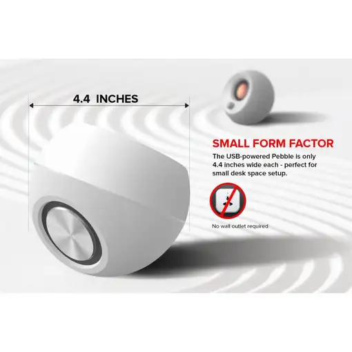 Creative Labs Pebble Blanco Alámbrico 4,4 W