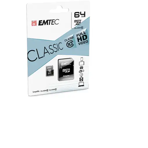 Emtec Micro SDHC ECMSDM64GXC10CG 64 GB MicroSDHC Clase 10