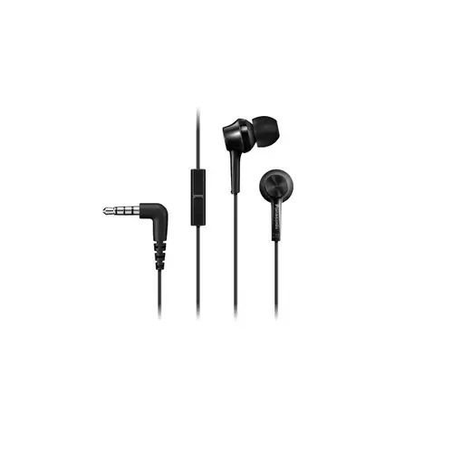 Panasonic RP-TCM115E Auriculares Alámbrico Dentro de oído Llamadas/Música Negro