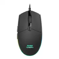 Mars Gaming MMG Ratones Ordenador, Negro, Único